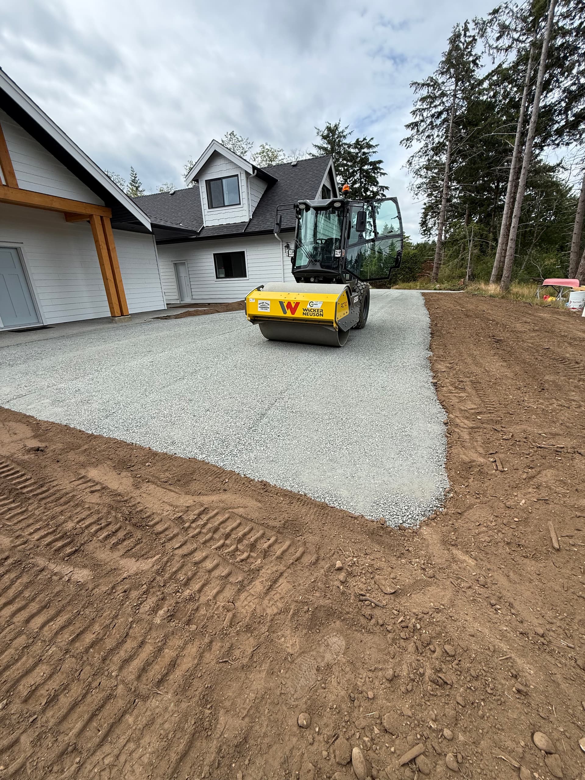 New Build Gravel Driveway Finished Right in the Comox Valley image