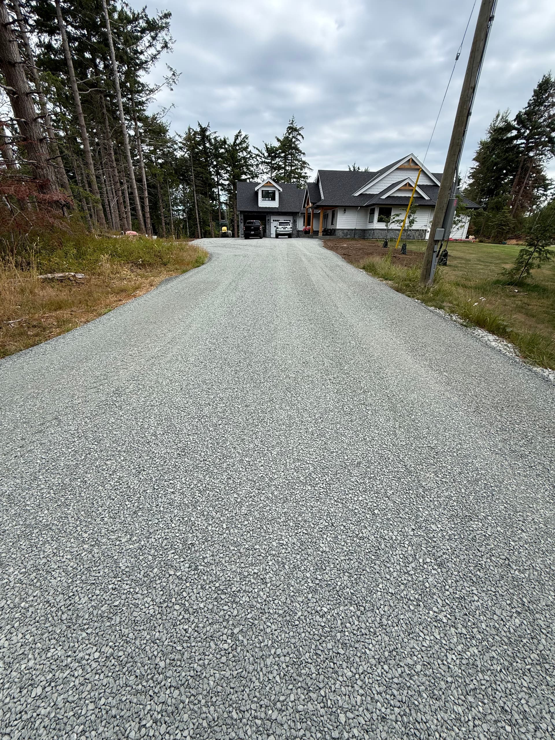 Gallery photos for New Build Gravel Driveway Finished Right in the Comox Valley: Image #2